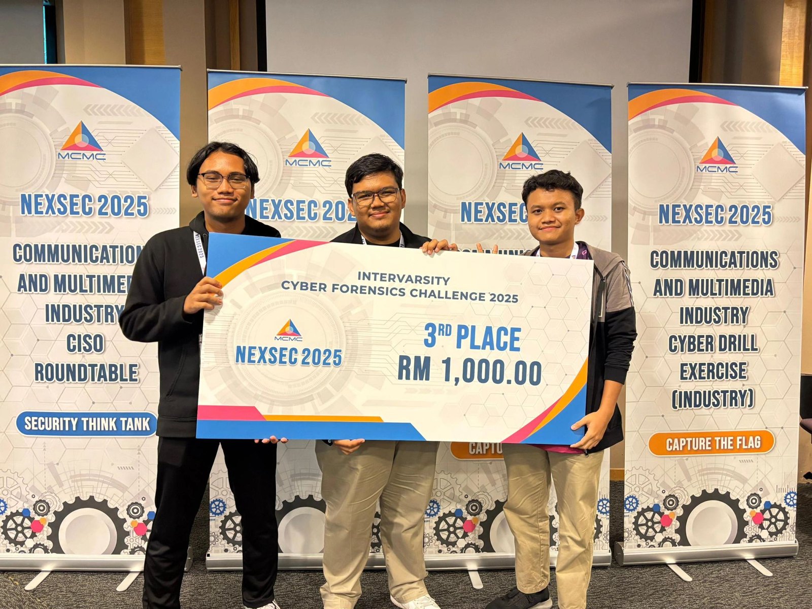 Mock cheque - 2nd place, RM1,600